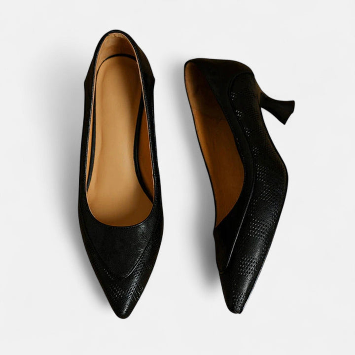Amara Leather Heeled Shoes