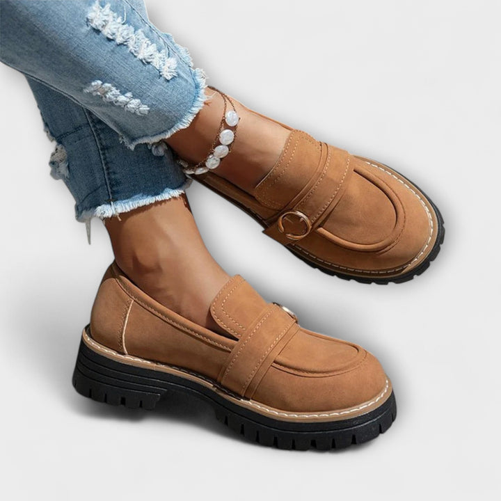 Lora™ | Casual Round Toe Loafers