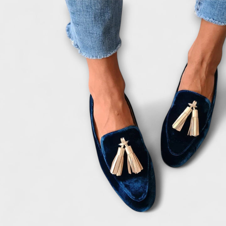 Quinnlyn™ | Vintage Fringed Loafers
