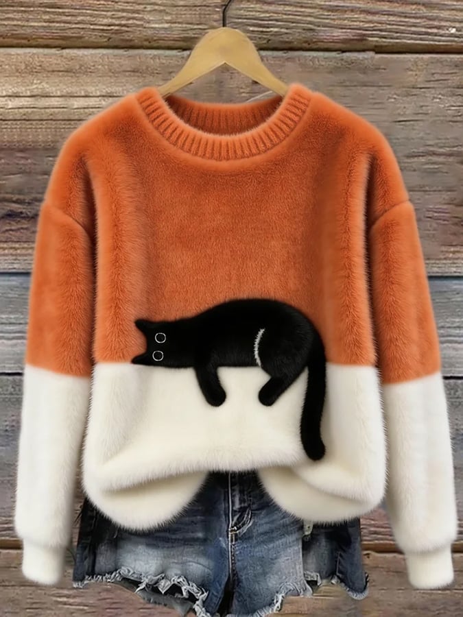 Chic Cat Sweater