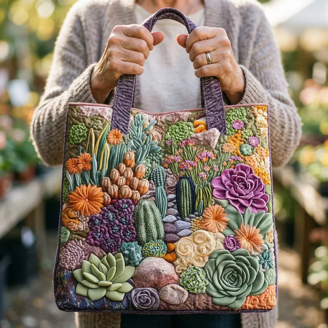 Succulent Garden Artisan Bag