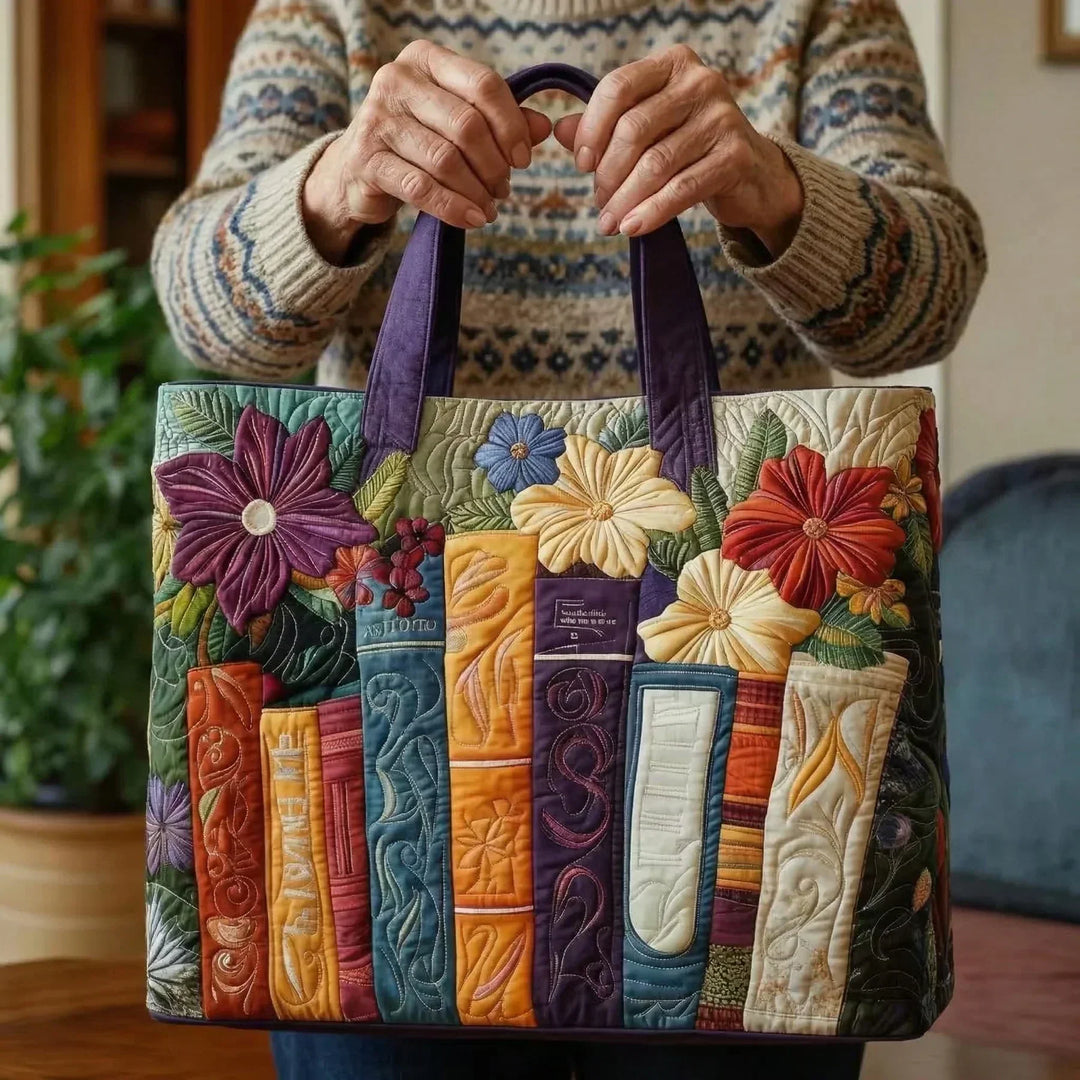 Padded Tote Bag - For Book Lovers
