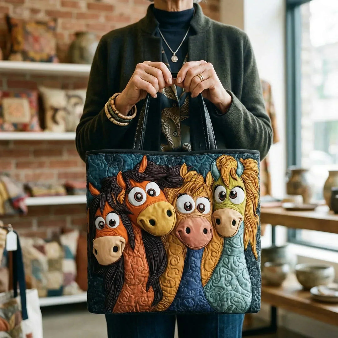 Handcrafted Bag - Playful Ponies Collection