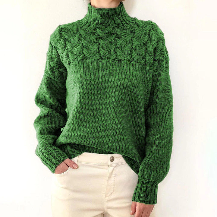 Elena | High Neck Sweater