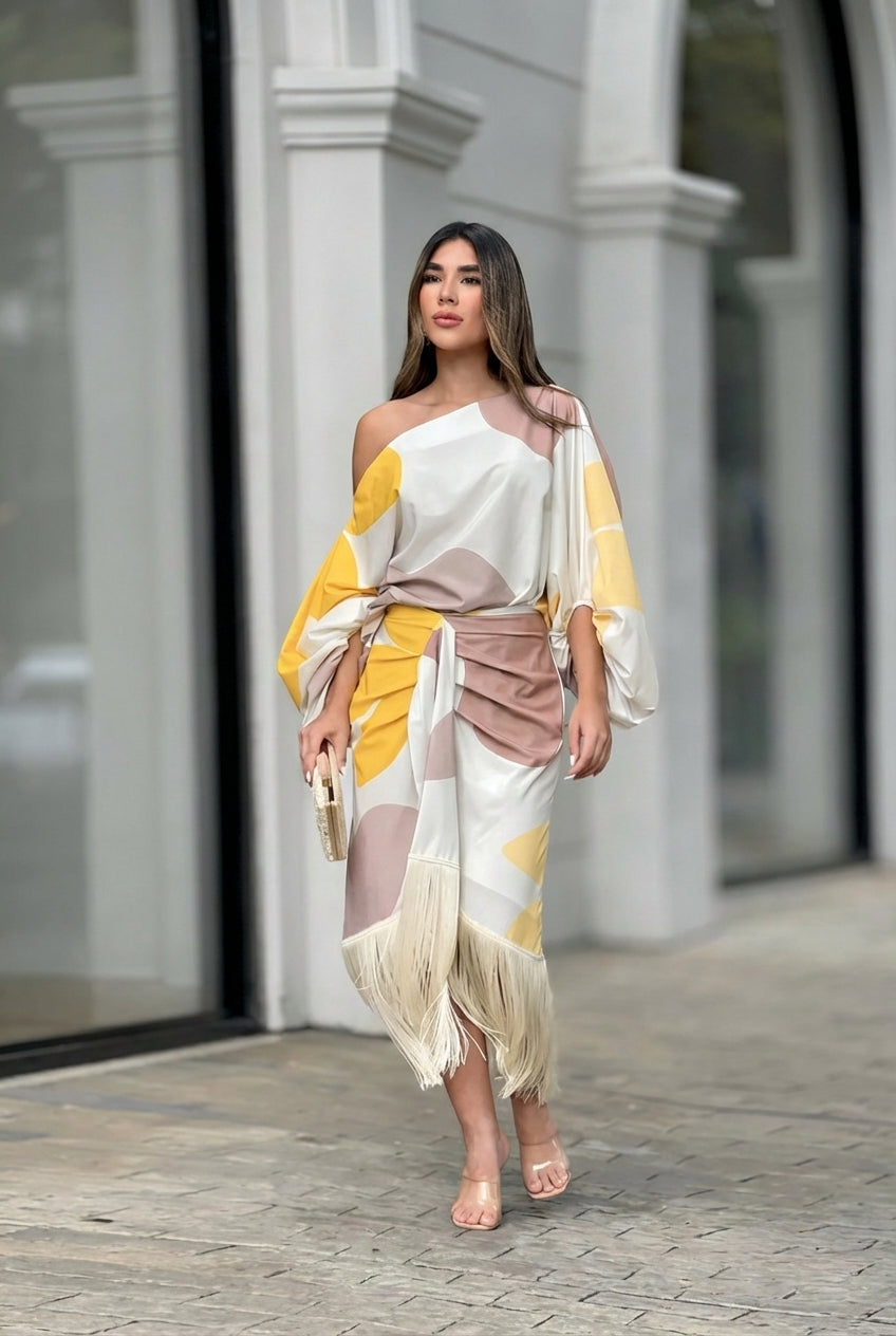 Daniela – Luxury Fringed Two-Piece Set