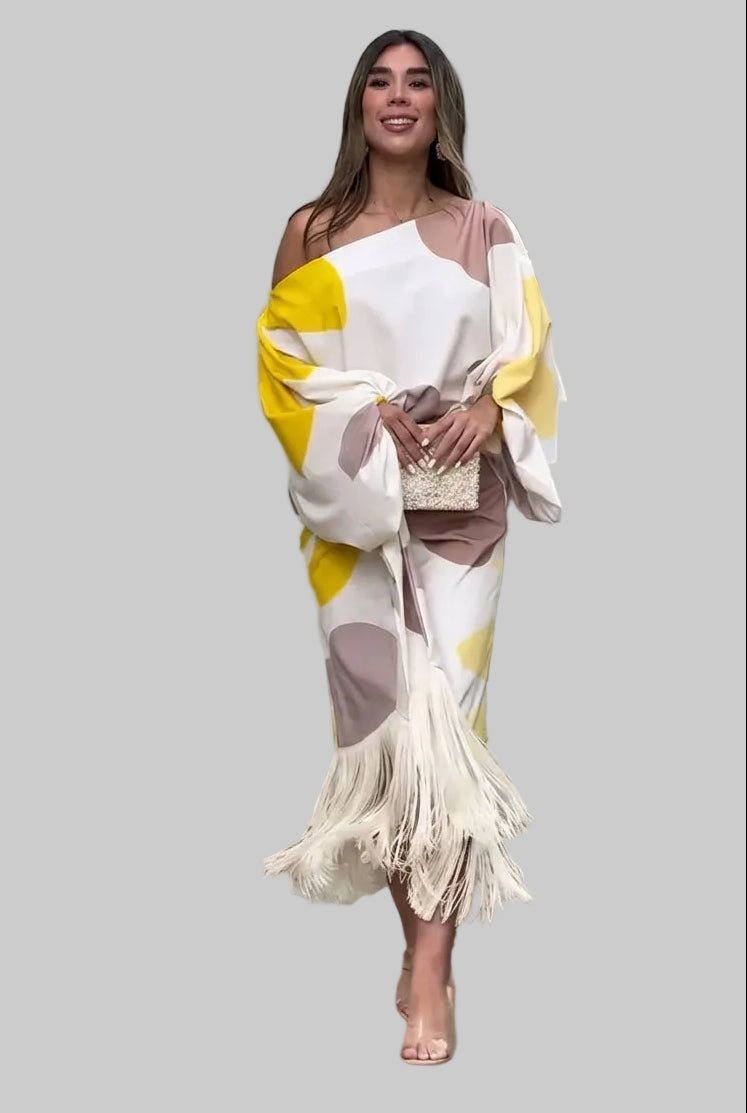 Daniela – Luxury Fringed Two-Piece Set