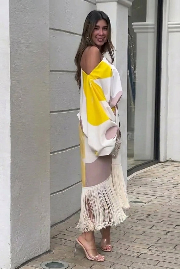 Daniela – Luxury Fringed Two-Piece Set