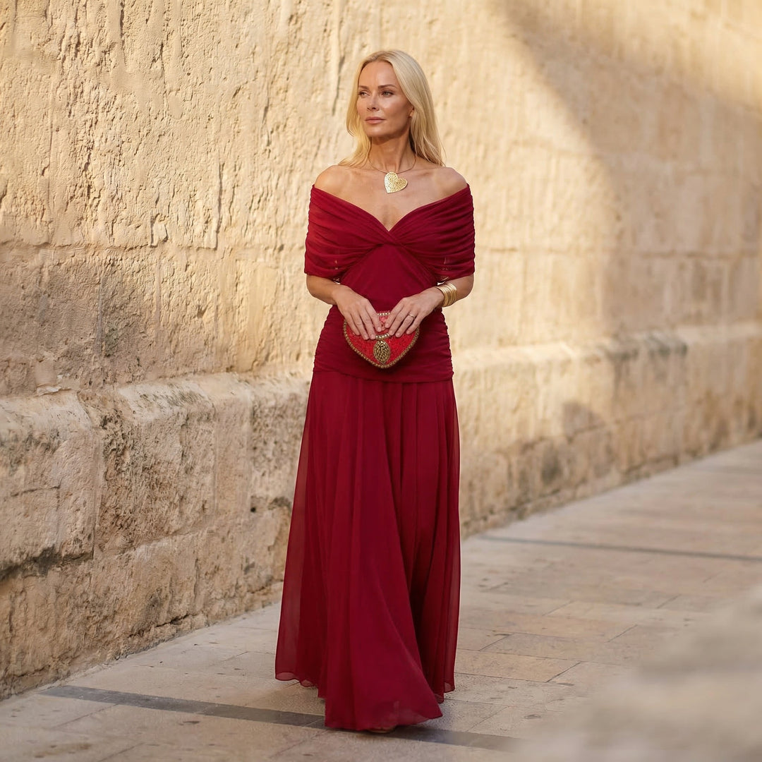 Harper | Red Elegant Dress