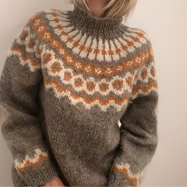 Sylvia™ |Elegant Roll Neck Sweater