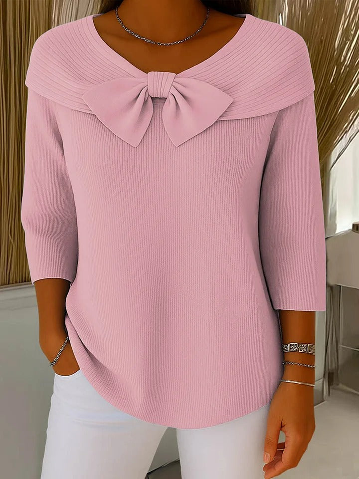 Trinidad | Knotted Round Neck Jumper