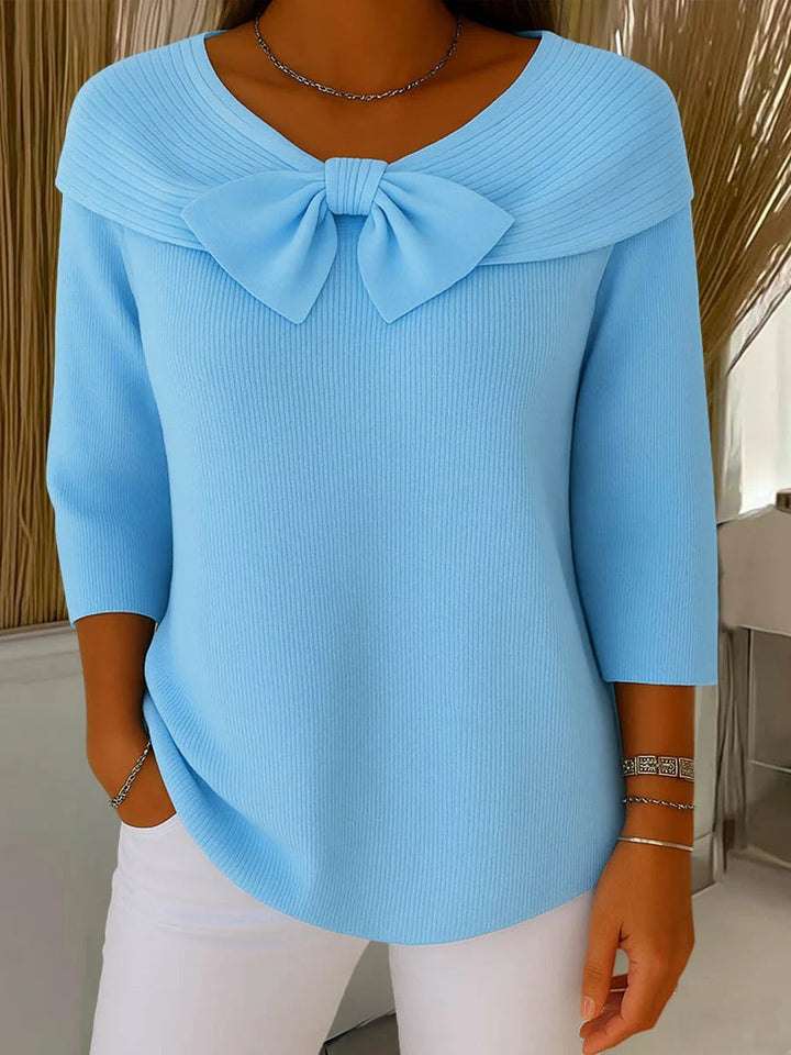 Tivella™ | Bow Detail Jumper with Round Neck