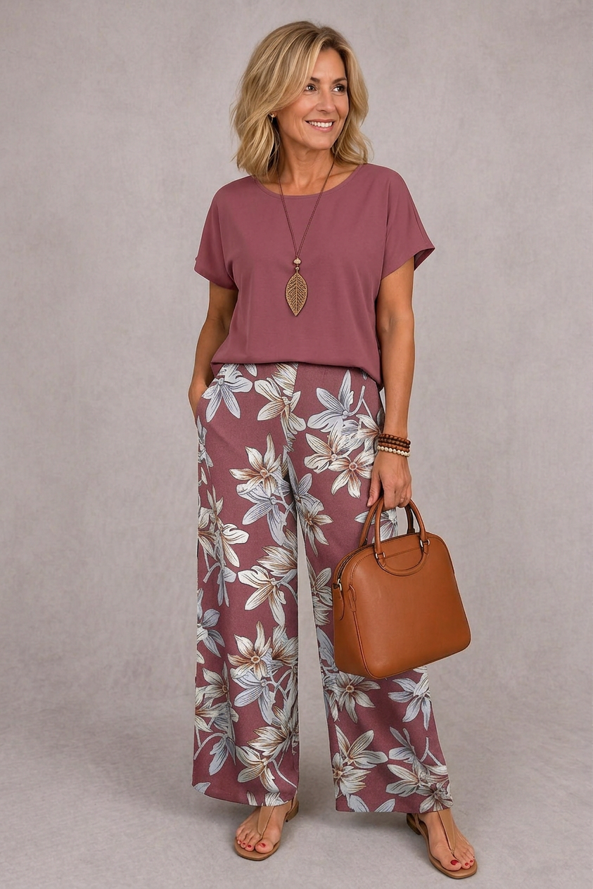 Rosie | Chic Floral Two-Piece Set