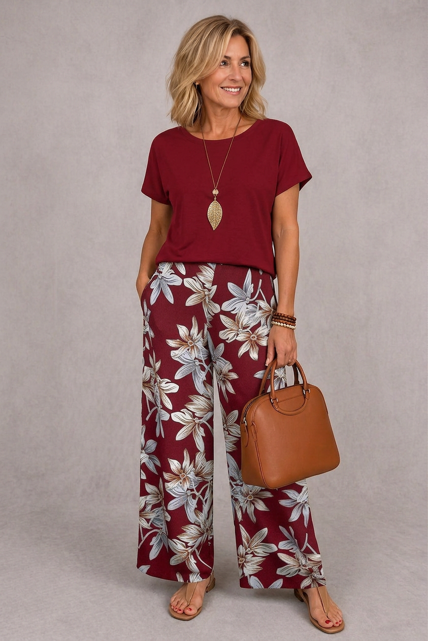 Rosie | Elegant Floral Co-ord Set