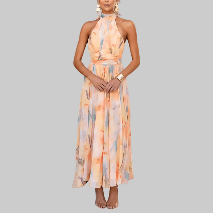 Esther - Elegant Watercolour Dress