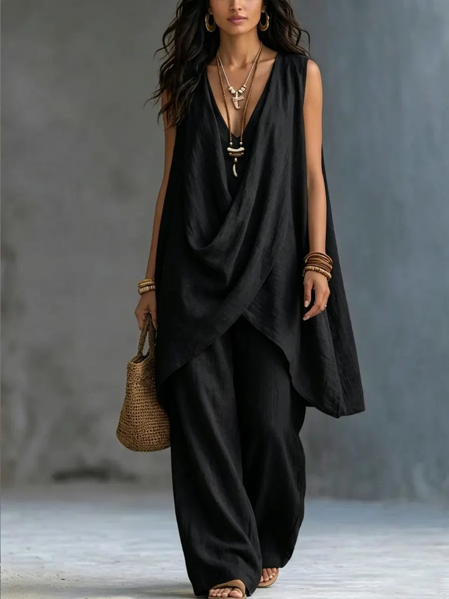 Bohemian Cotton and Linen Women's Ensemble