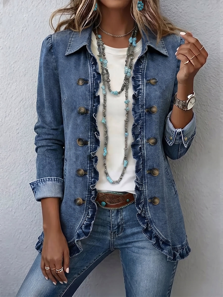 Joukje | Elegant Ruffled Jacket