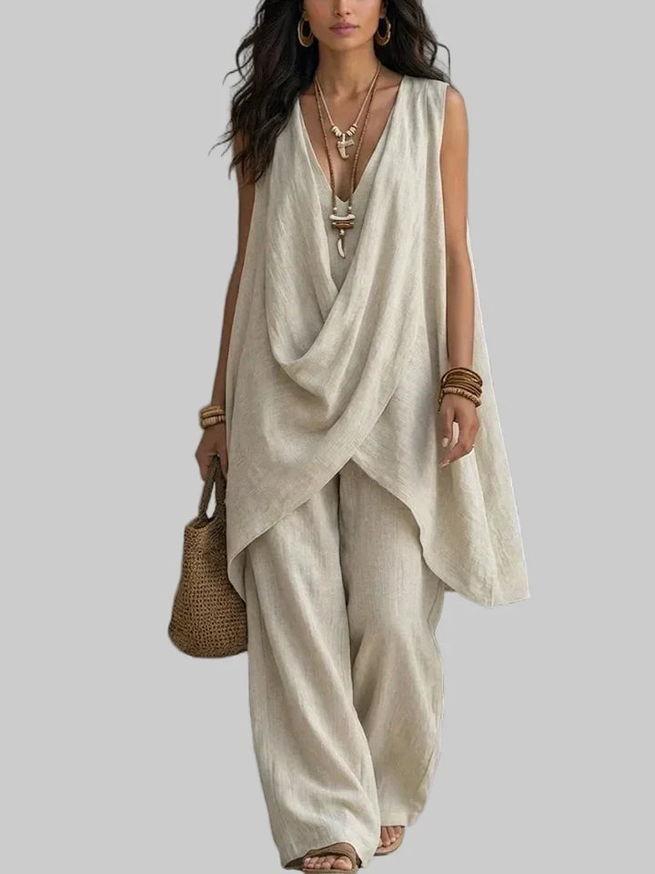 Bohemian Cotton and Linen Women's Ensemble