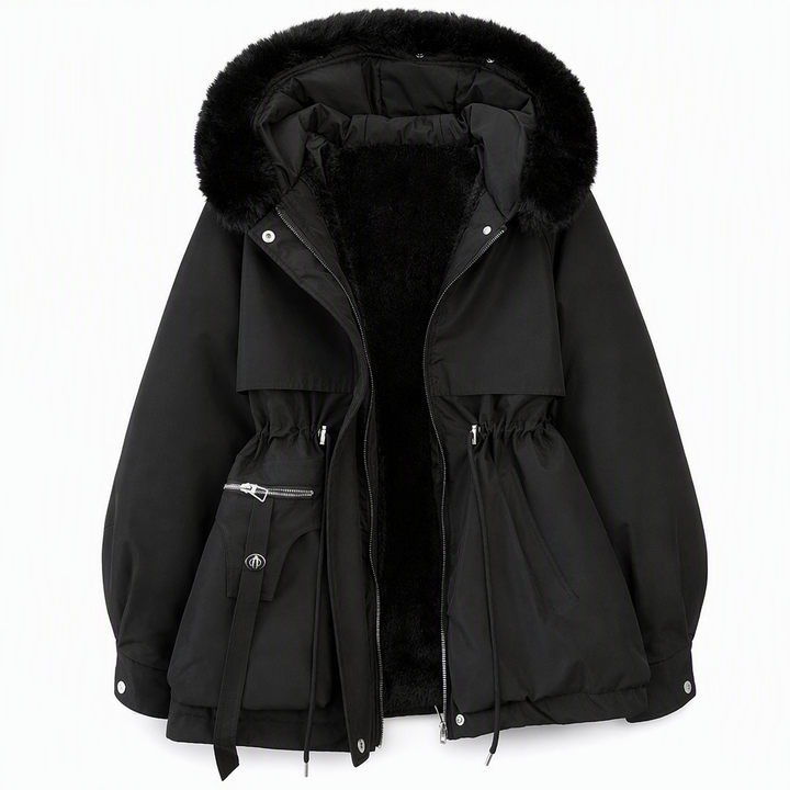Lena™ | Cosy Winter Parka with Faux Fur Hood
