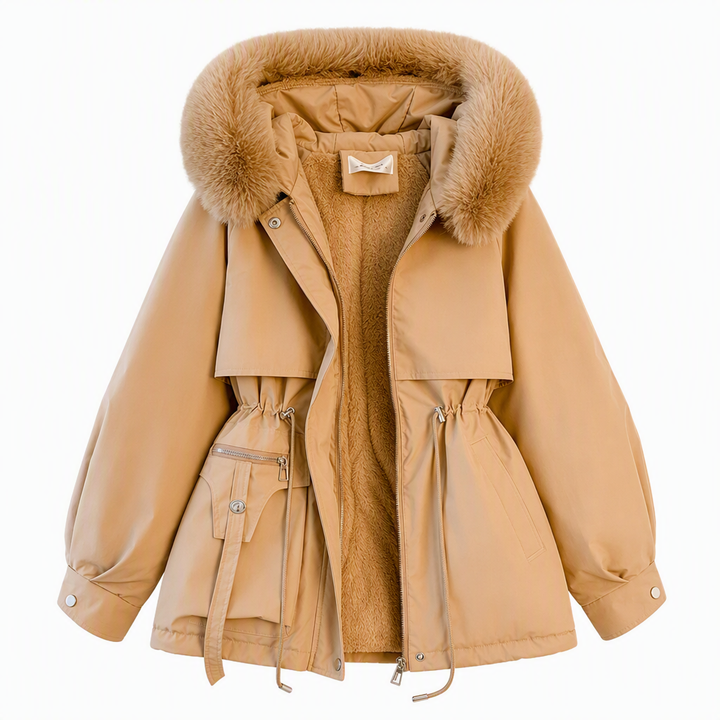 Lena™ | Cosy Winter Parka with Faux Fur Hood
