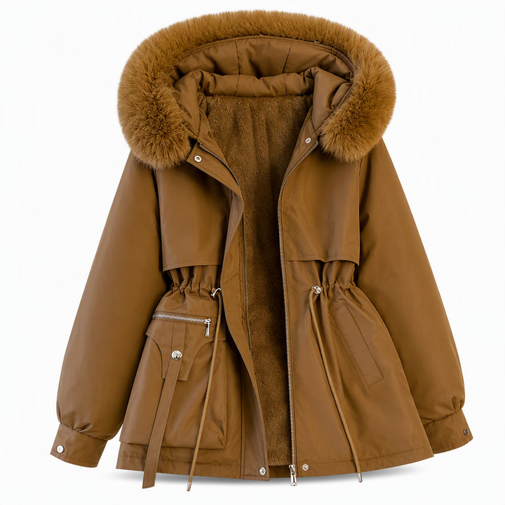 Lena™ | Cosy Winter Parka with Faux Fur Hood