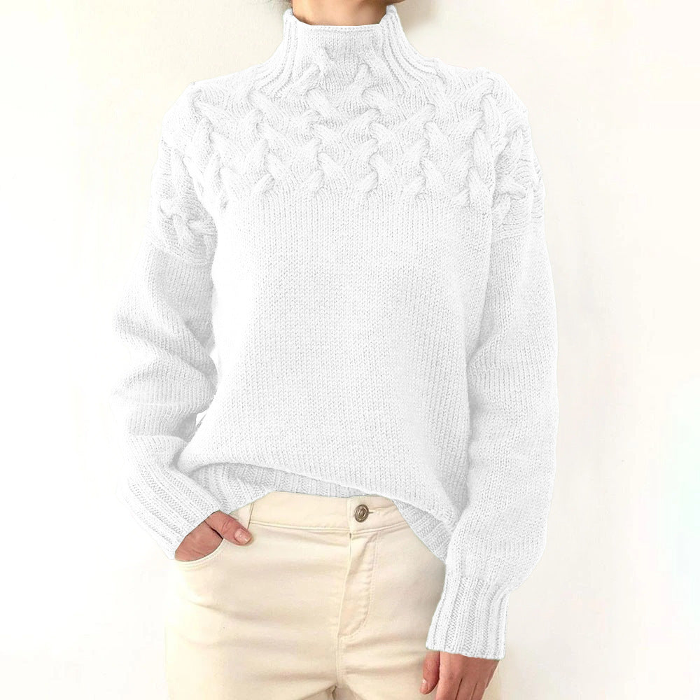 Elena | High Neck Sweater