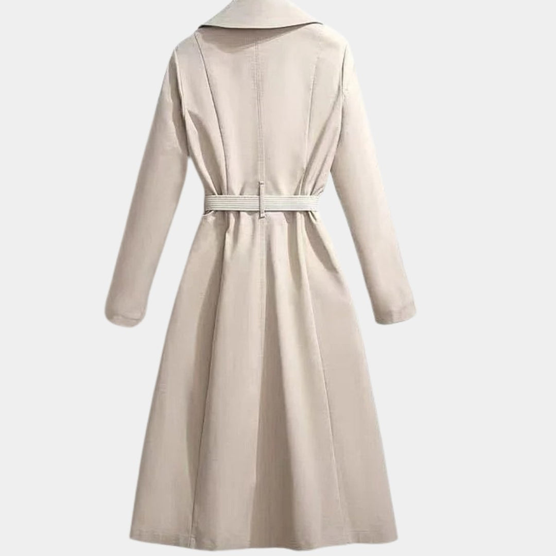Rozalinde | Classic Tailored Midi Trench Coat