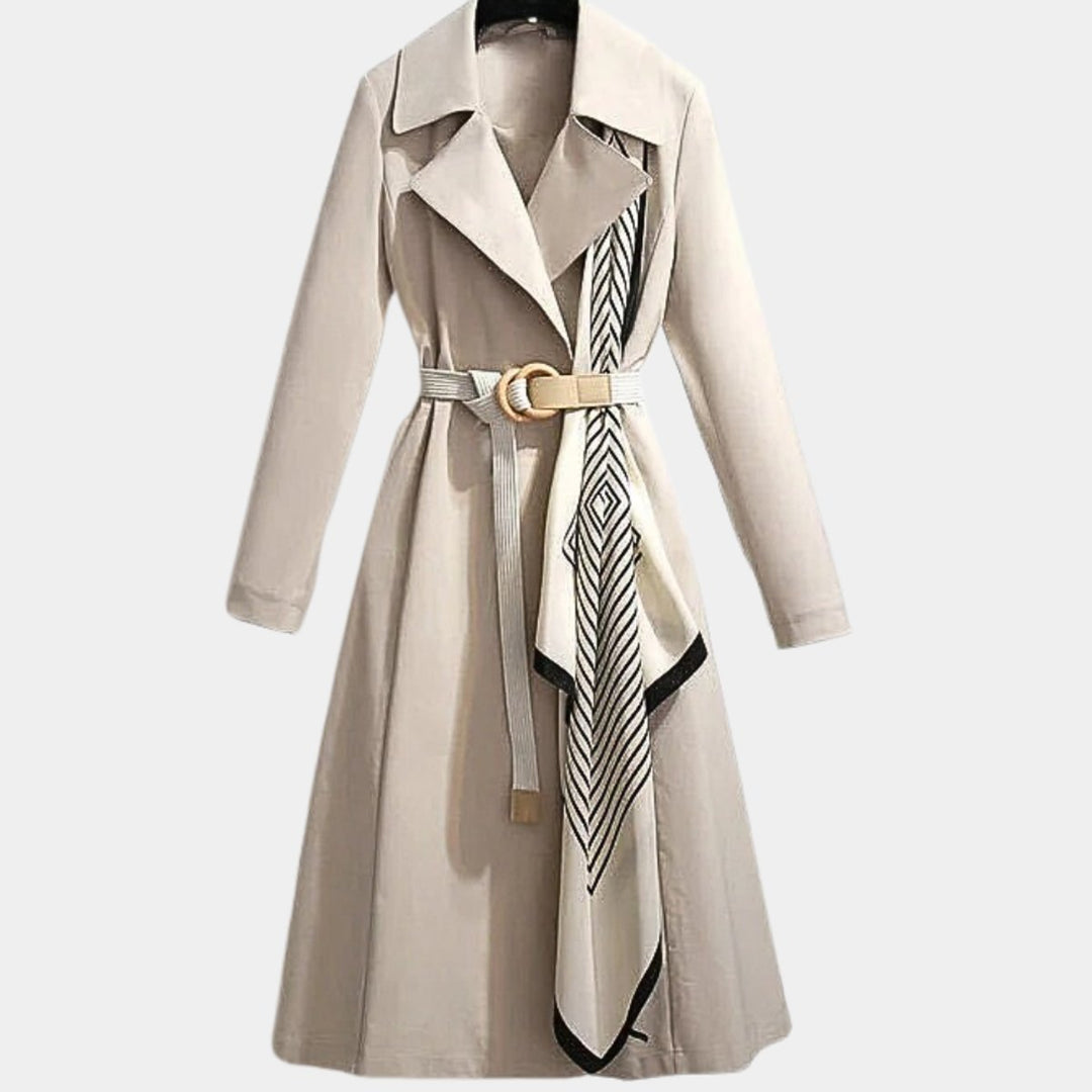 Rozalinde | Classic Tailored Midi Trench Coat