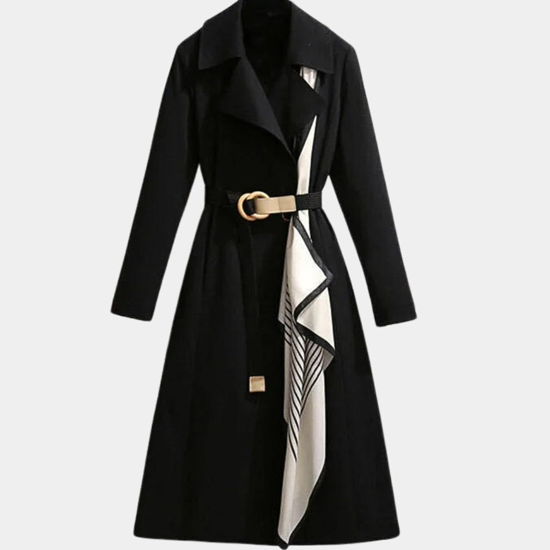 Rozalinde | Classic Tailored Midi Trench Coat