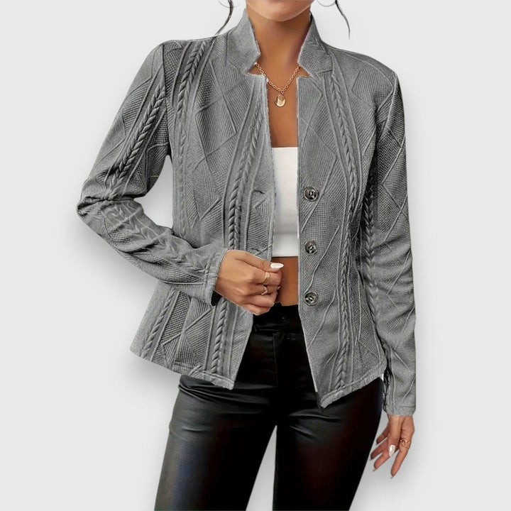 Famke | Elegant Textured Cardigan