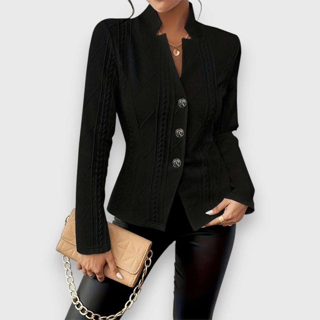 Famke | Elegant Textured Cardigan