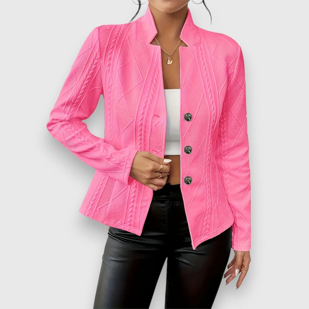 Famke | Elegant Textured Cardigan