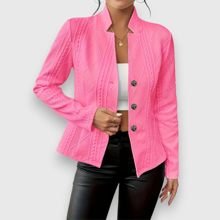 Famke | Elegant Textured Cardigan