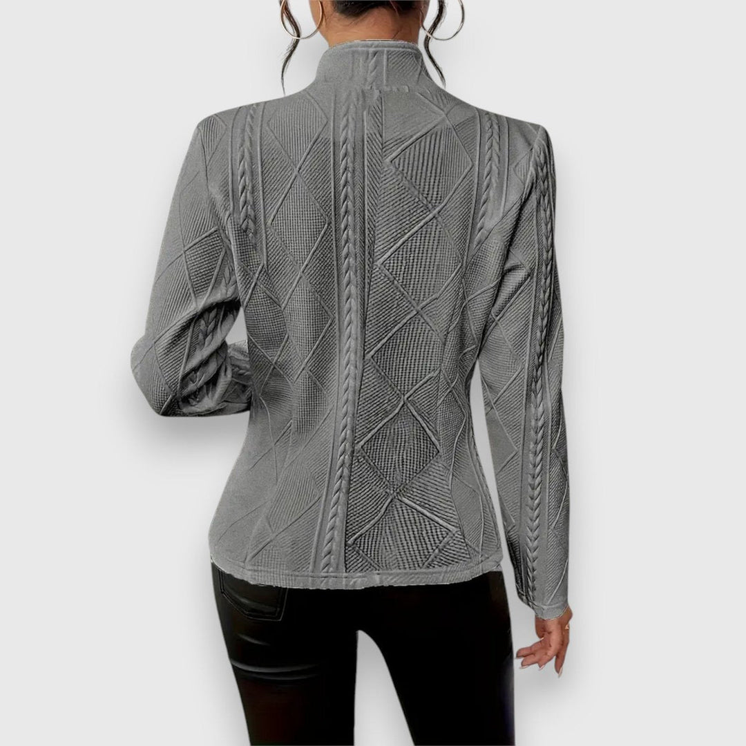 Famke | Elegant Textured Cardigan