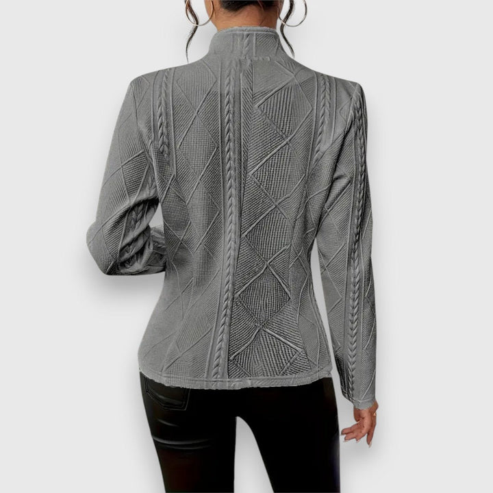 Famke | Elegant Textured Cardigan
