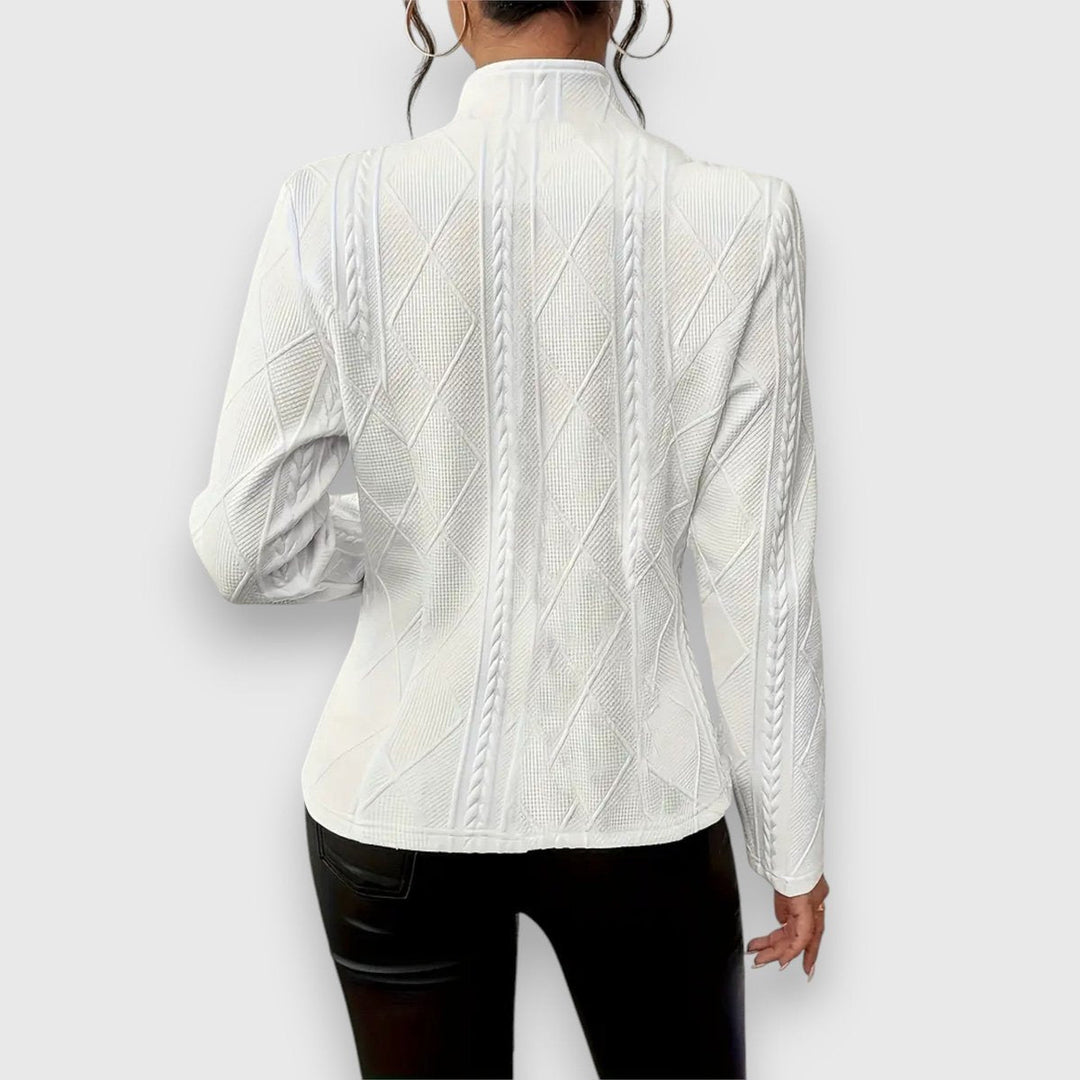 Famke | Elegant Textured Cardigan