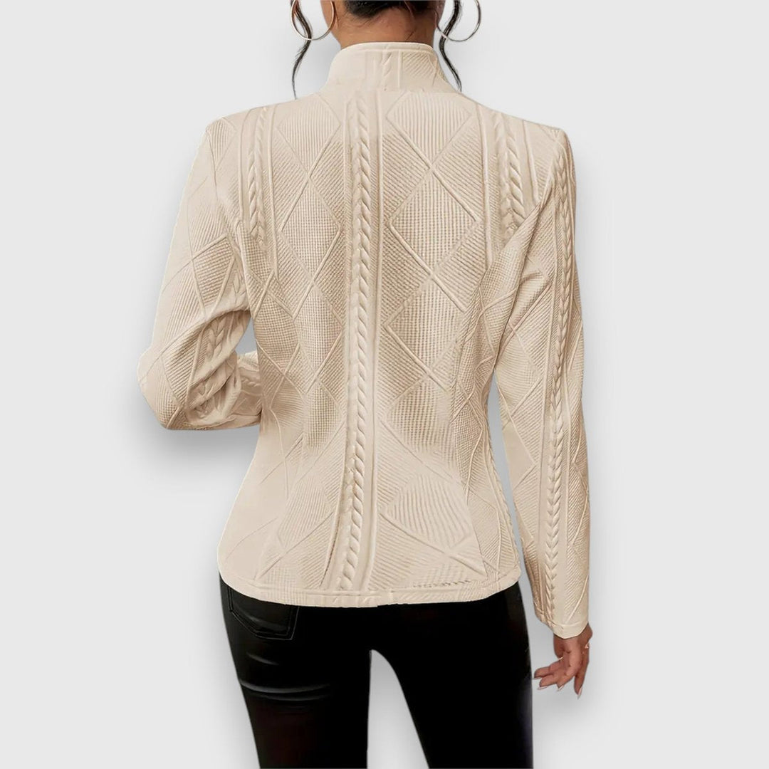 Famke | Elegant Textured Cardigan