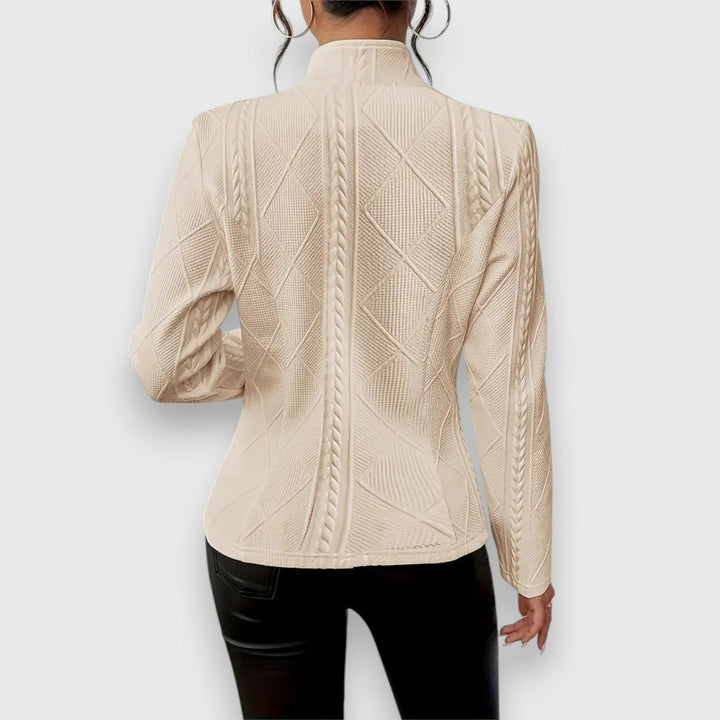 Famke | Elegant Textured Cardigan