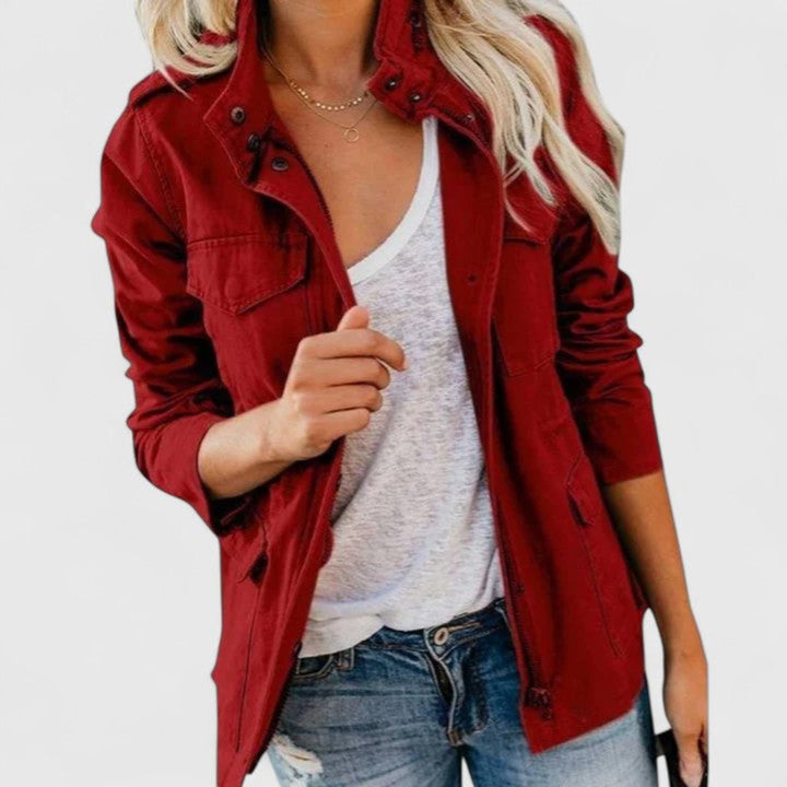 Silke | Versatile Utility Jacket with Adjustable Waist