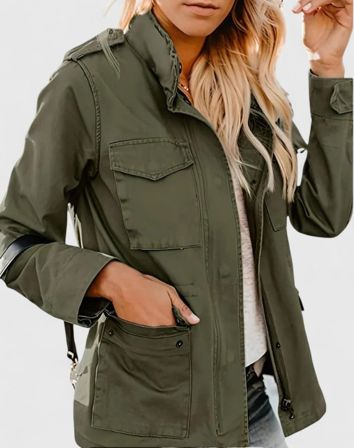 Silke | Versatile Utility Jacket with Adjustable Waist