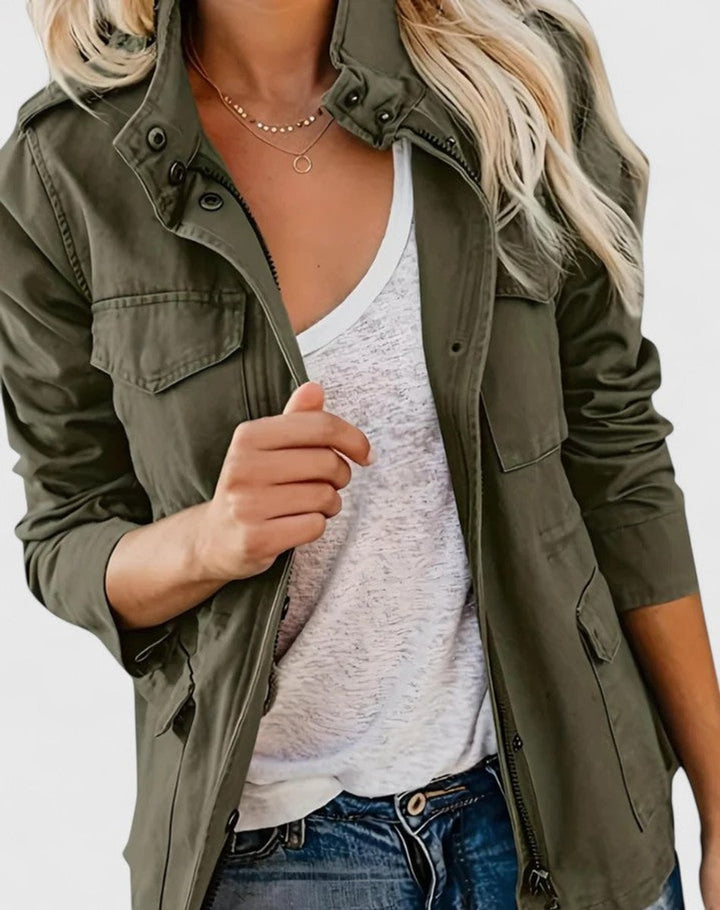 Silke | Versatile Utility Jacket with Adjustable Waist