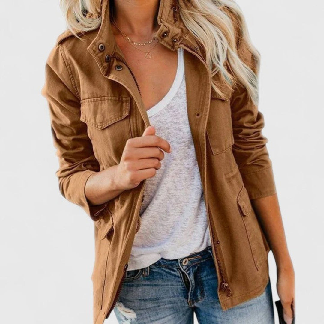 Silke | Versatile Utility Jacket with Adjustable Waist