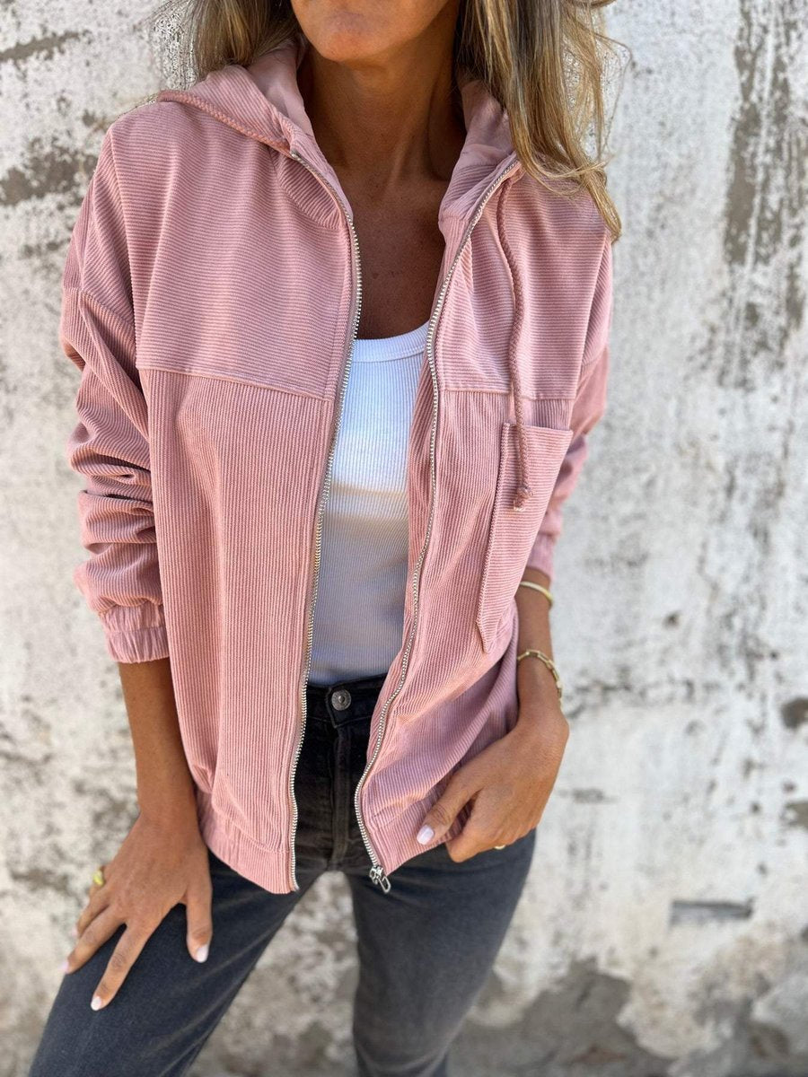 Lidewij | Oversized Hooded Zip Jacket