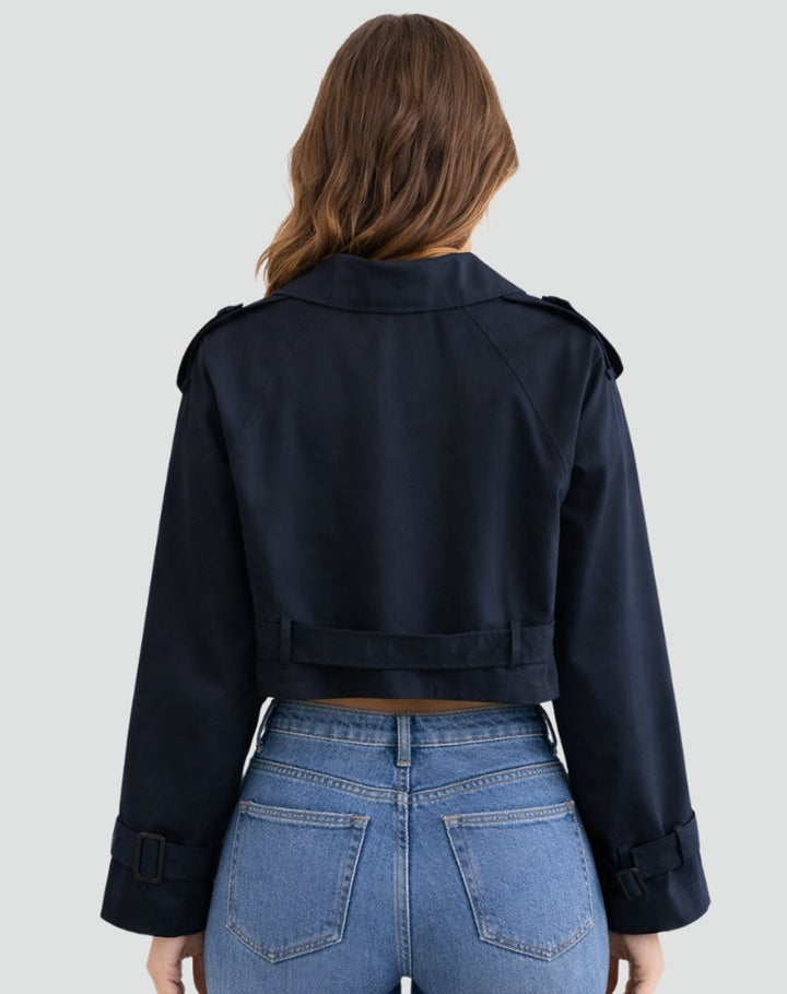 Leonie | Belted Short Trench Coat