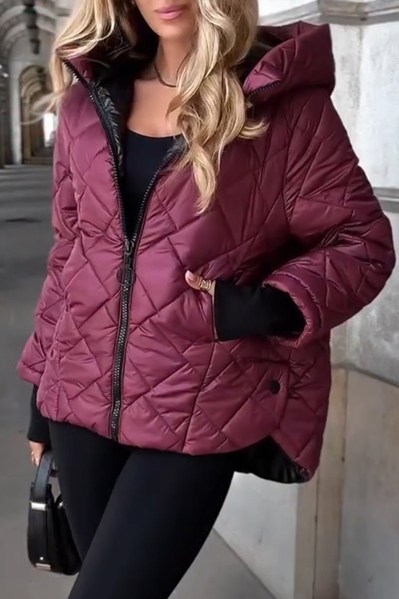 Christina | Quilted Hooded Puffer Coat