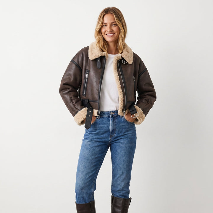 Yfke | Quilted Bomber Jacket with Warm Lining