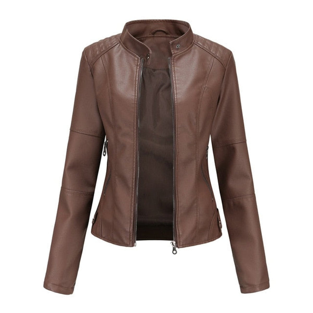 Nina | Elegant Jacket with Stand-Up Collar