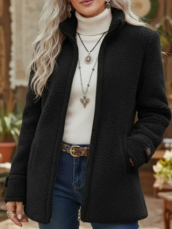 Bianca | Soft Comfort Coat with High Collar