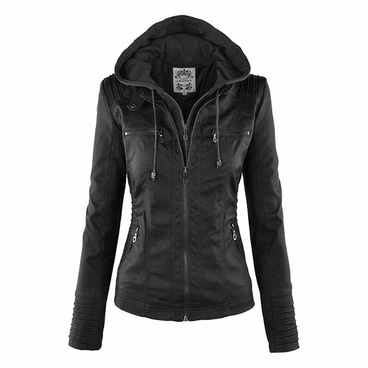 Charlotte | Elegant Hooded Jacket with Detachable Hood