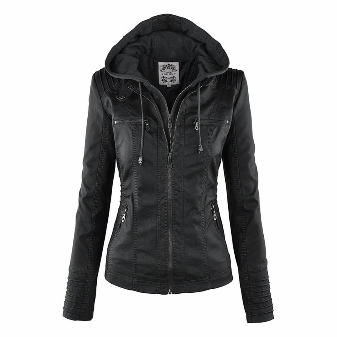 Charlotte | Elegant Hooded Jacket with Detachable Hood