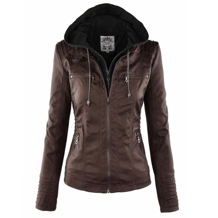 Charlotte | Elegant Hooded Jacket with Detachable Hood
